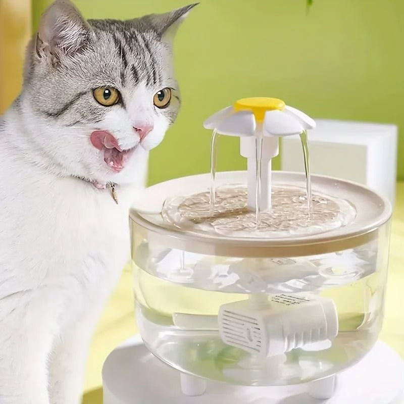 1L Automatic Pet Water Dispenser – Filtered Drinking Fountain for Cats and Dogs